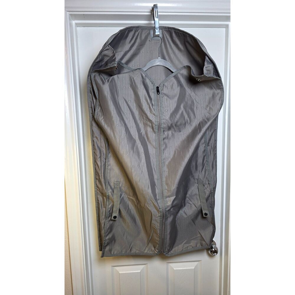 Samsonite Folding Travel Garment Bag Grey Suit Dress Cover In-Suitcase Insert